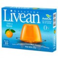 Gelatina, de Naranja libre de azúcar, caja 22 g. $ 22.980 por kilo Marca: LIVEAN